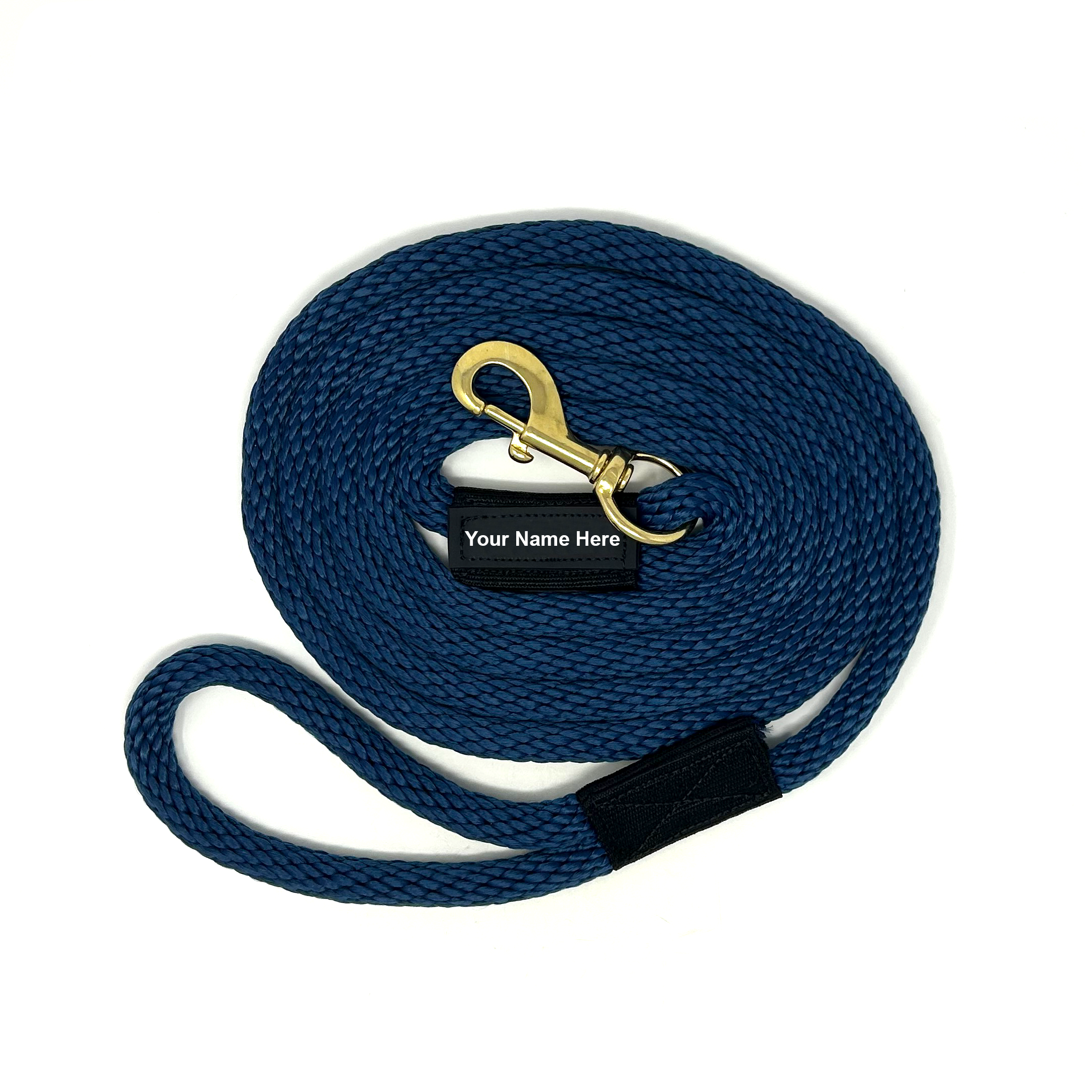 Lunge Line Solid Braid Navy TP